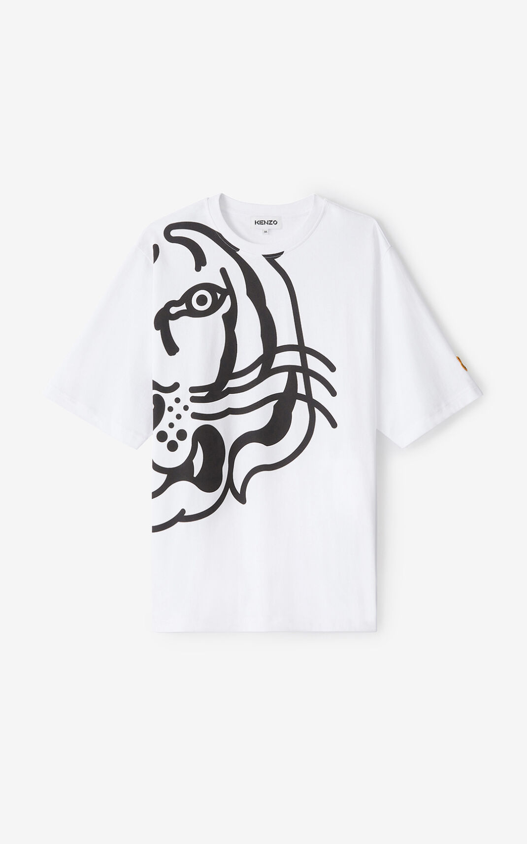 Kenzo K Tiger oversized T Shirt Herr | 15847-NXQM